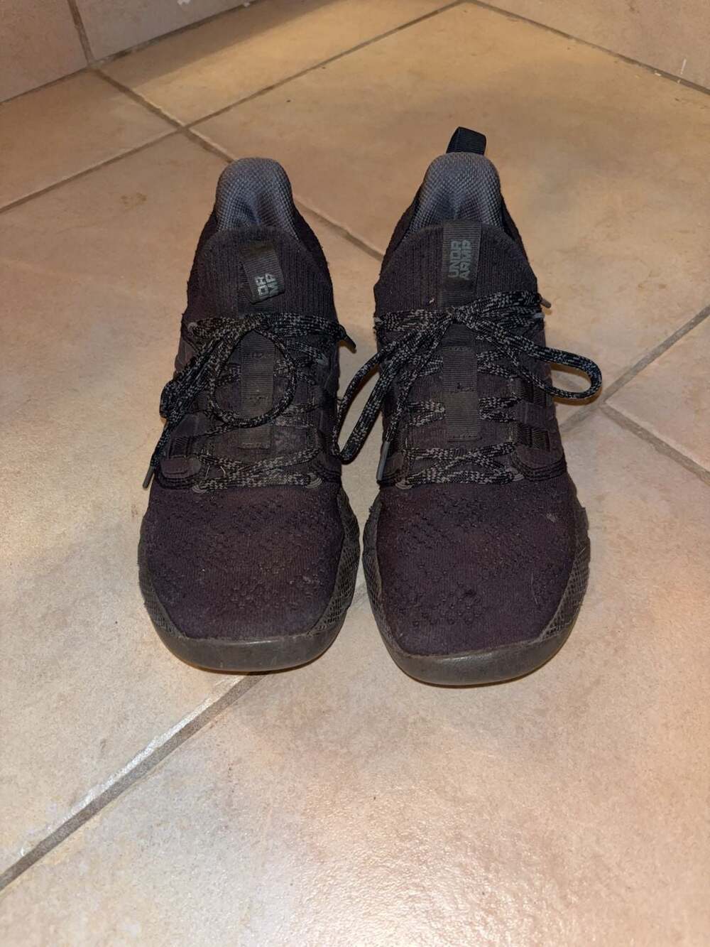 Under Armour Project Rock 2 Training Shoes Black Women's Size 9